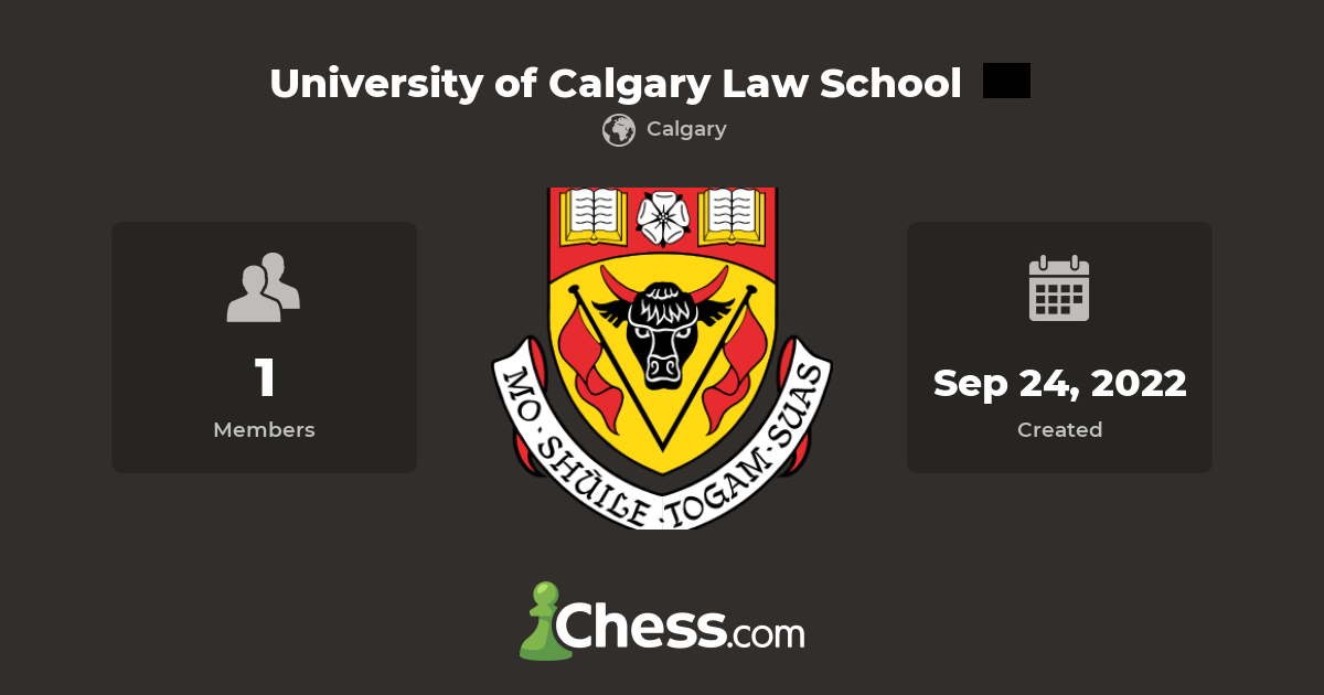 University of Calgary Law School Chess Club