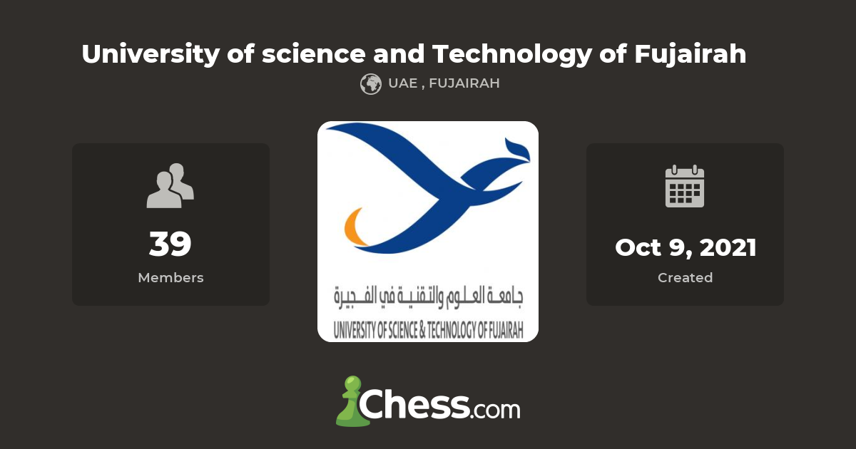 university of science and technology of fujairah