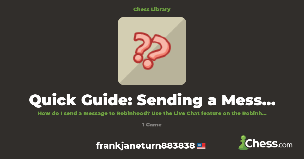  Quick Guide: Sending a Message to Robinhood Help Center