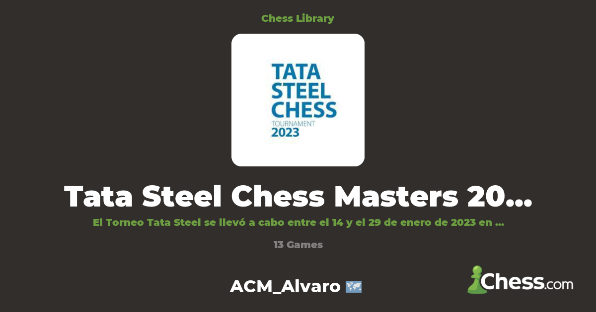 Tata Steel Chess Masters 2023 Análisis Library