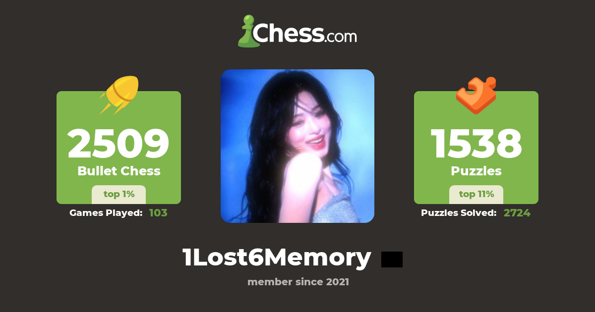 CM 1Lost6Memory - Chess Profile - Chess.com