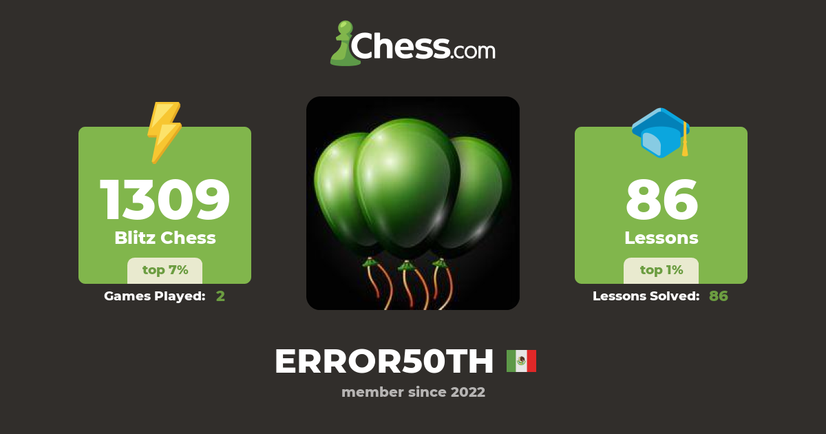 ERROR50TH - Chess Profile - Chess.com