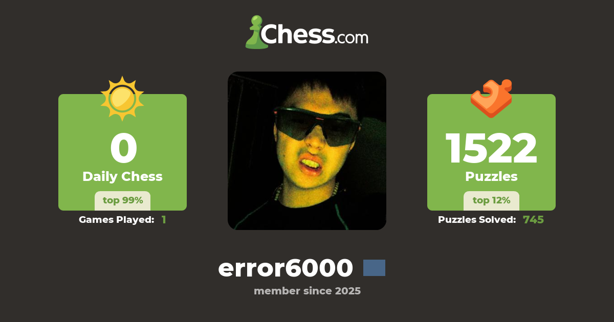 shut (error6000) - Chess Profile - Chess.com