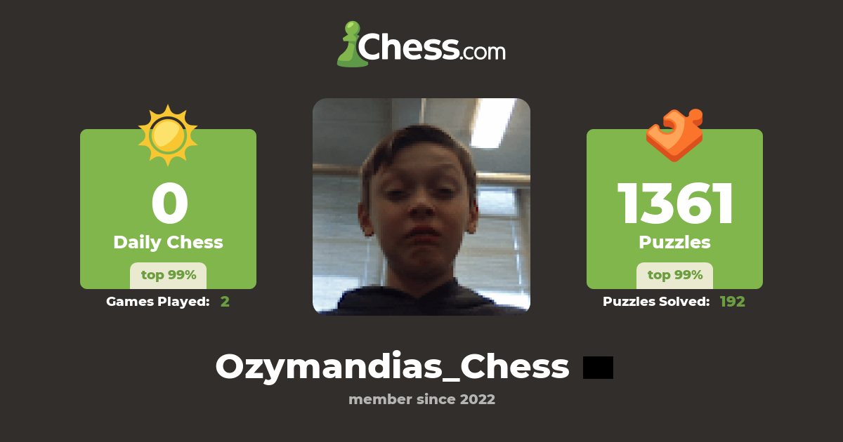 Oscar Seale (Ozymandias_Chess) Chess Profile