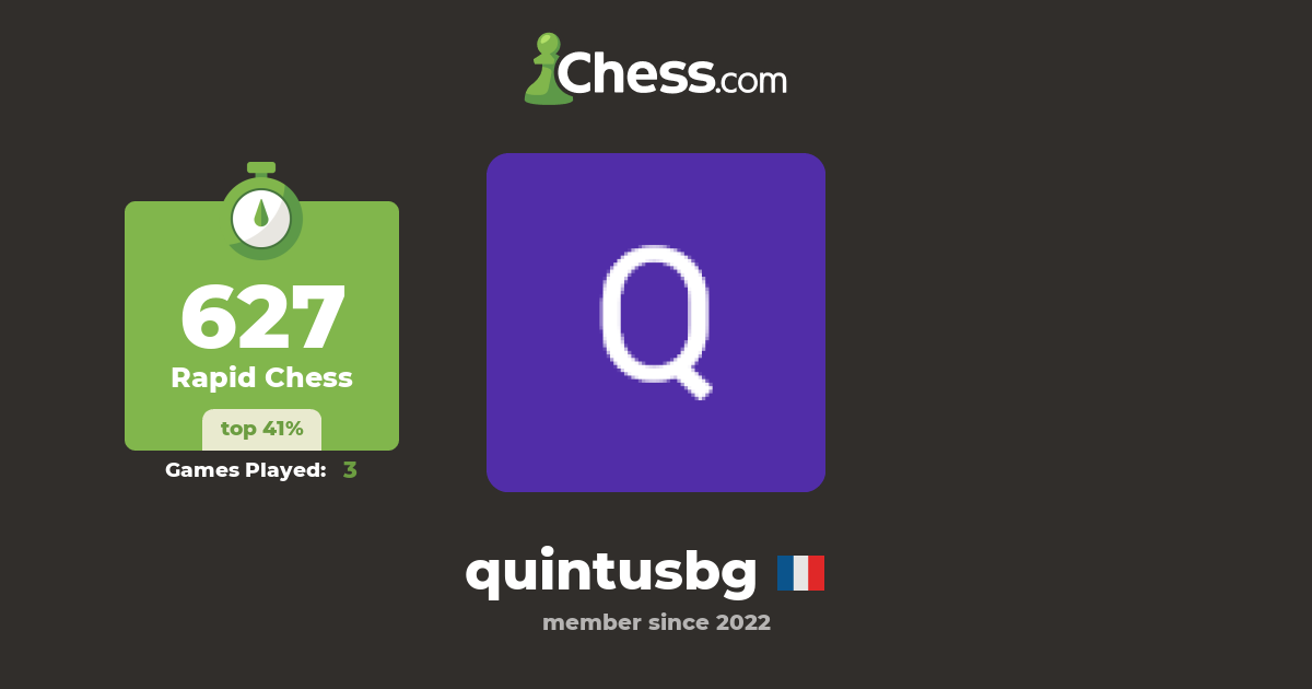Quintus Bg (quintusbg) Chess Profile