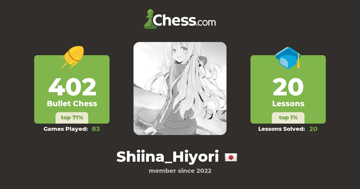 Shiina_Hiyori - Chess Profile - Chess.com