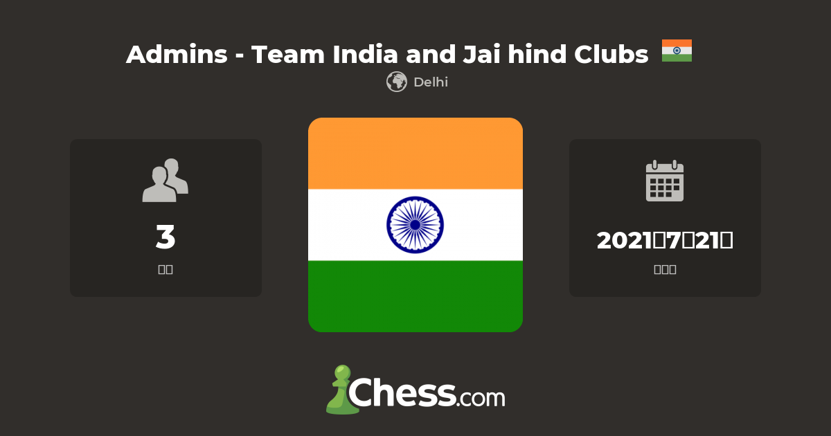 Admins Team India and Jai hind Clubs — 俱乐部
